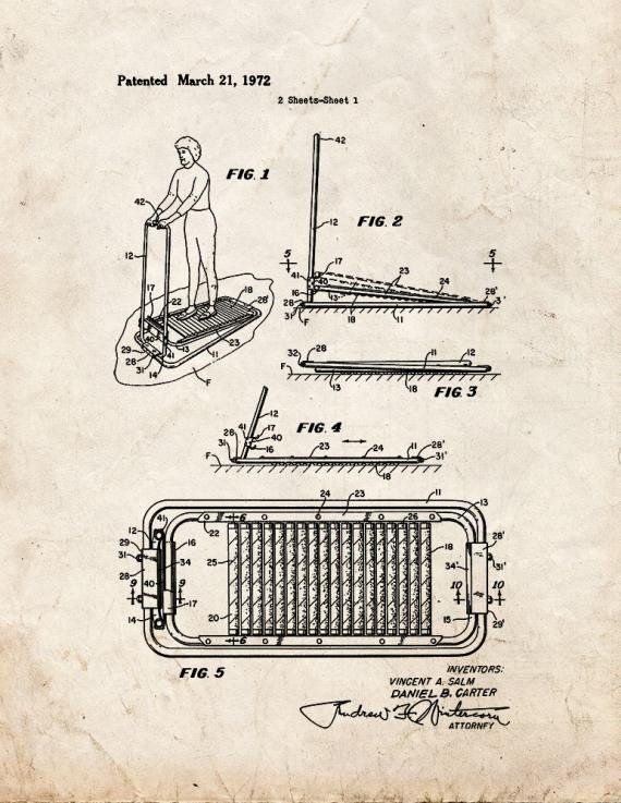 Patent Blueprint 2526 2 12 A4 Photo Print