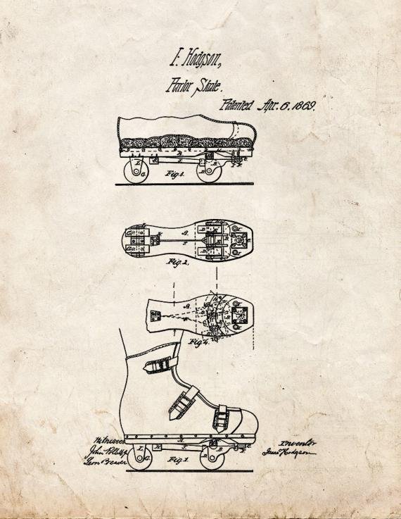 Patent Blueprint 2533 1 12 A4 Photo Print