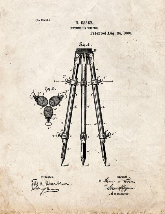 Patent Blueprint 2538 1 12 A4 Photo Print