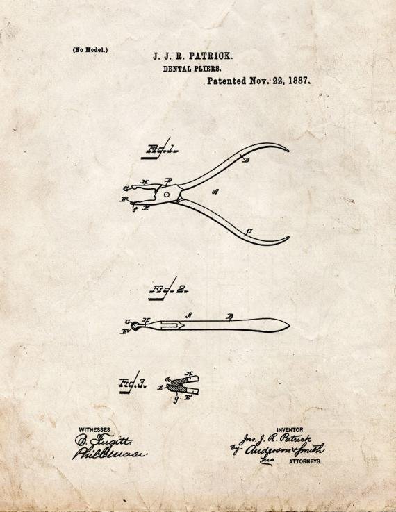 Patent Blueprint 2539 1 12 A4 Photo Print