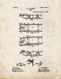 Patent Blueprint 2540 1 12 A4 Photo Print