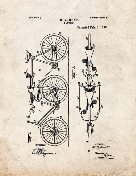 Patent Blueprint 2542 1 12 A4 Photo Print