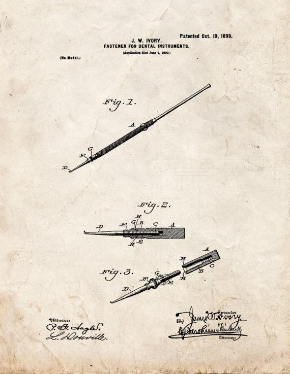 Patent Blueprint 2544 1 12 A4 Photo Print