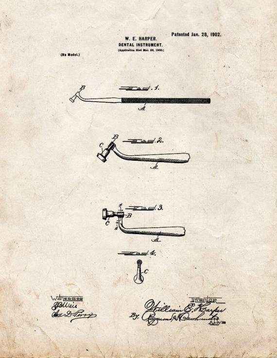 Patent Blueprint 2546 1 12 A4 Photo Print