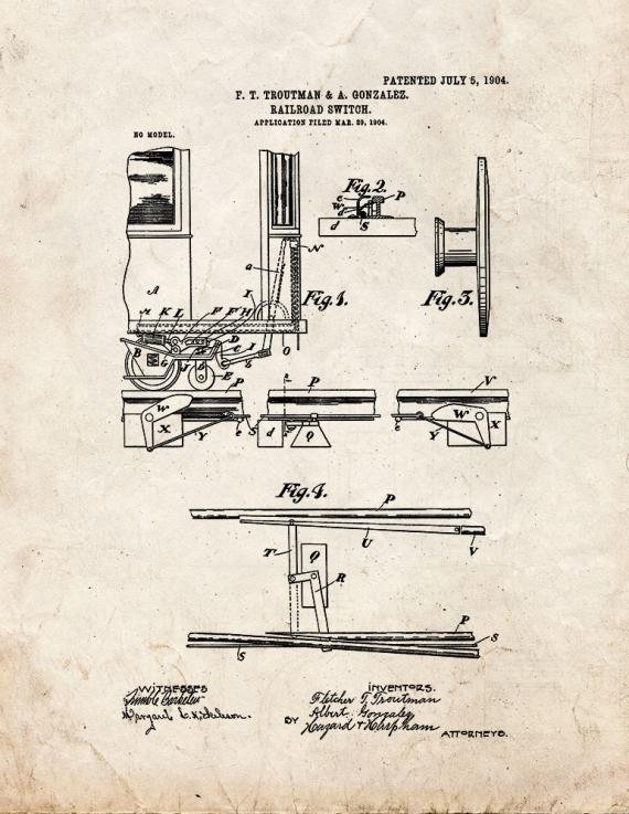 Patent Blueprint 2548 1 12 A4 Photo Print