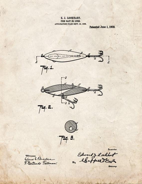 Patent Blueprint 2549 1 12 A4 Photo Print