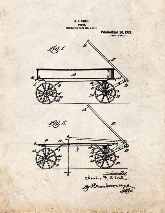 Patent Blueprint 2554 1 12 A4 Photo Print