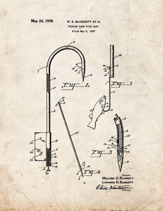 Patent Blueprint 2561 1 12 A4 Photo Print