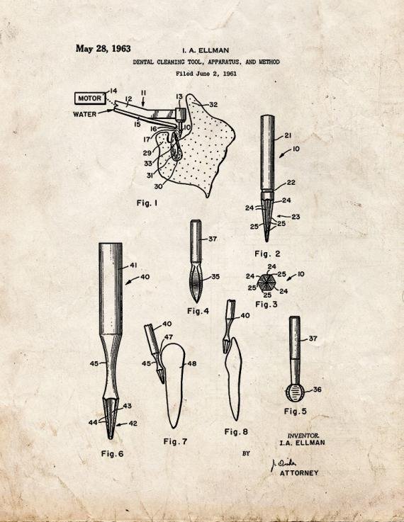 Patent Blueprint 2567 1 12 A4 Photo Print