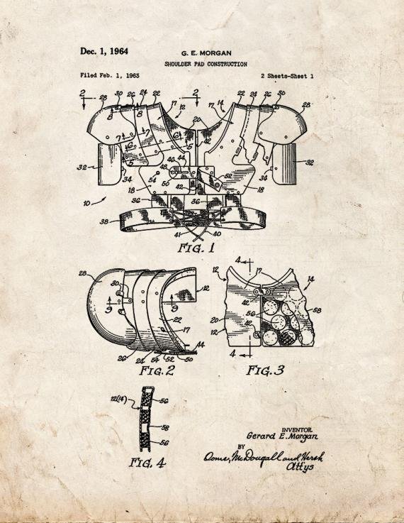 Patent Blueprint 2569 1 12 A4 Photo Print