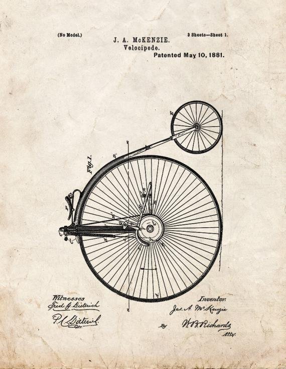 Patent Blueprint 257 1 12 A4 Photo Print