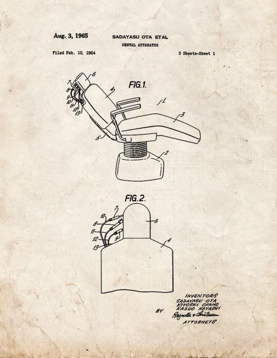 Patent Blueprint 2570 1 12 A4 Photo Print