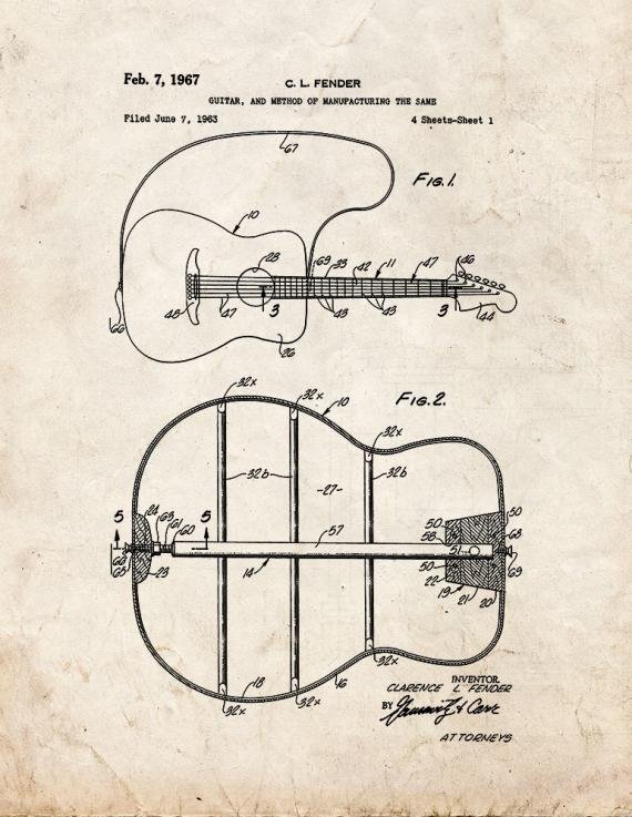 Patent Blueprint 2571 1 12 A4 Photo Print
