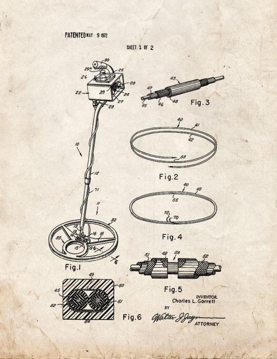 Patent Blueprint 2572 2 12 A4 Photo Print