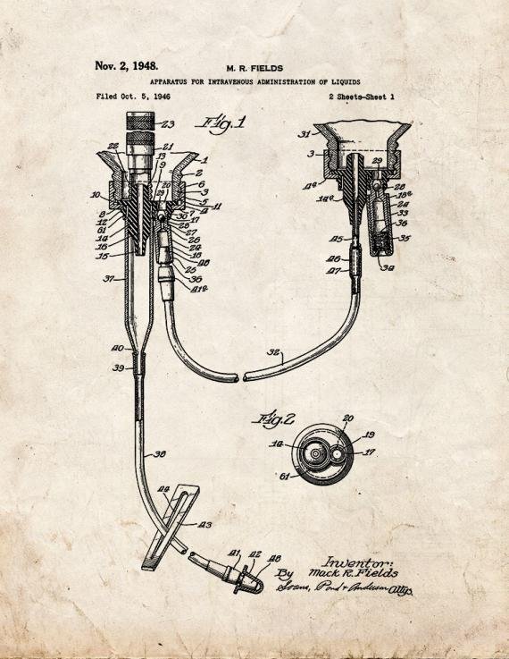 Patent Blueprint 2576 1 12 A4 Photo Print