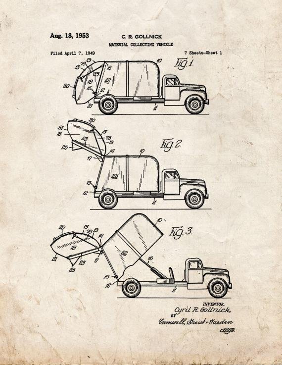 Patent Blueprint 2577 1 12 A4 Photo Print