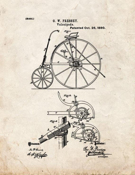 Patent Blueprint 258 1 12 A4 Photo Print