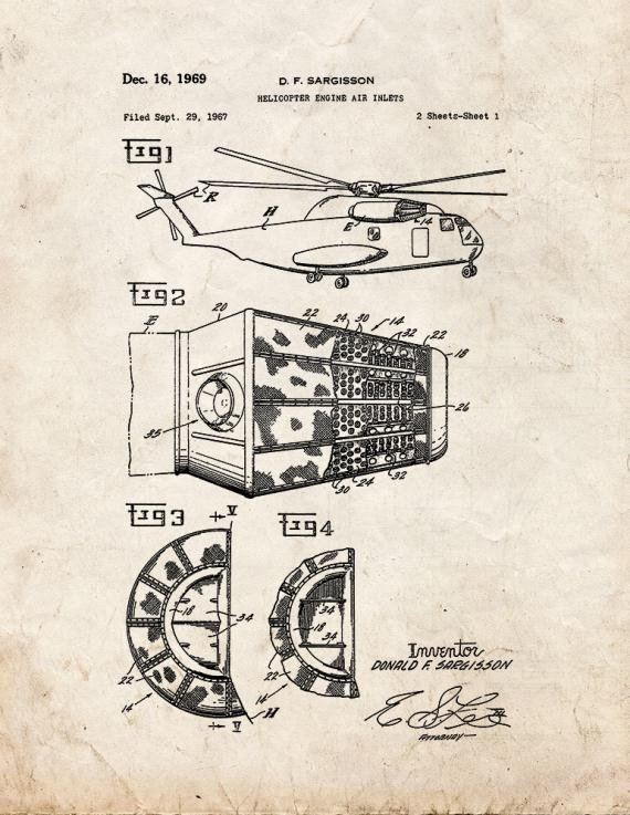 Patent Blueprint 2583 1 12 A4 Photo Print