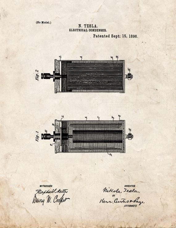 Patent Blueprint 2584 1 12 A4 Photo Print