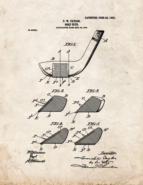 Patent Blueprint 2589 1 12 A4 Photo Print