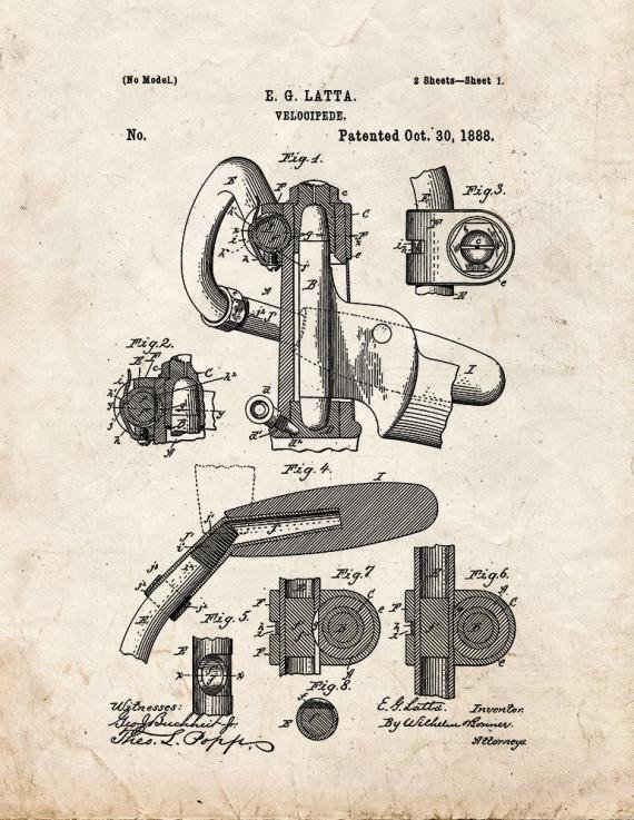 Patent Blueprint 259 1 12 A4 Photo Print