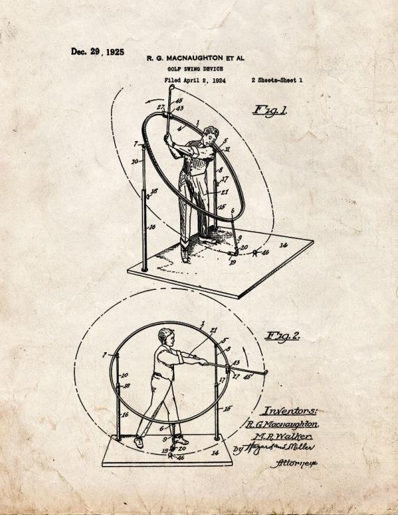Patent Blueprint 2593 1 12 A4 Photo Print