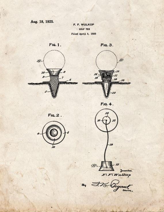 Patent Blueprint 2594 1 12 A4 Photo Print
