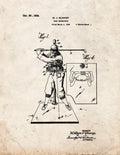 Patent Blueprint 2595 1 12 A4 Photo Print
