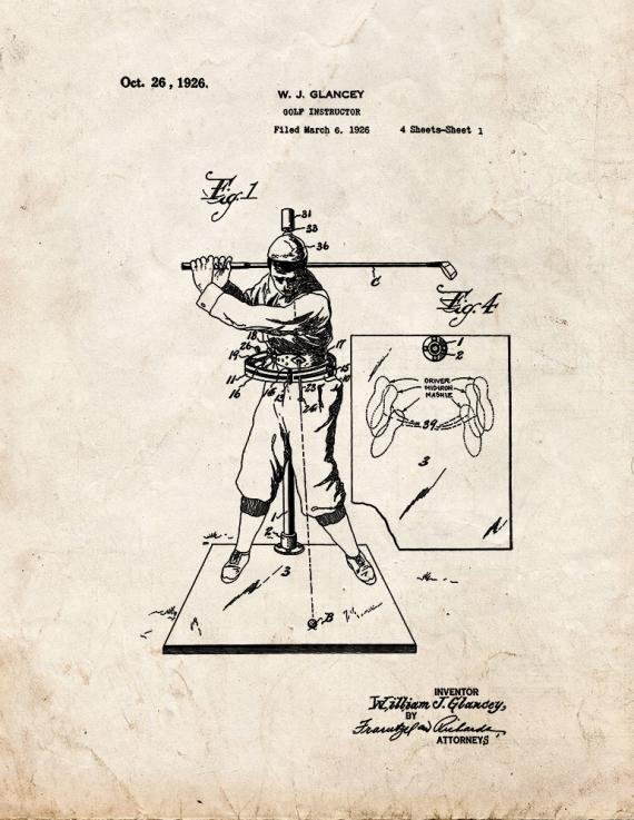 Patent Blueprint 2595 1 12 A4 Photo Print