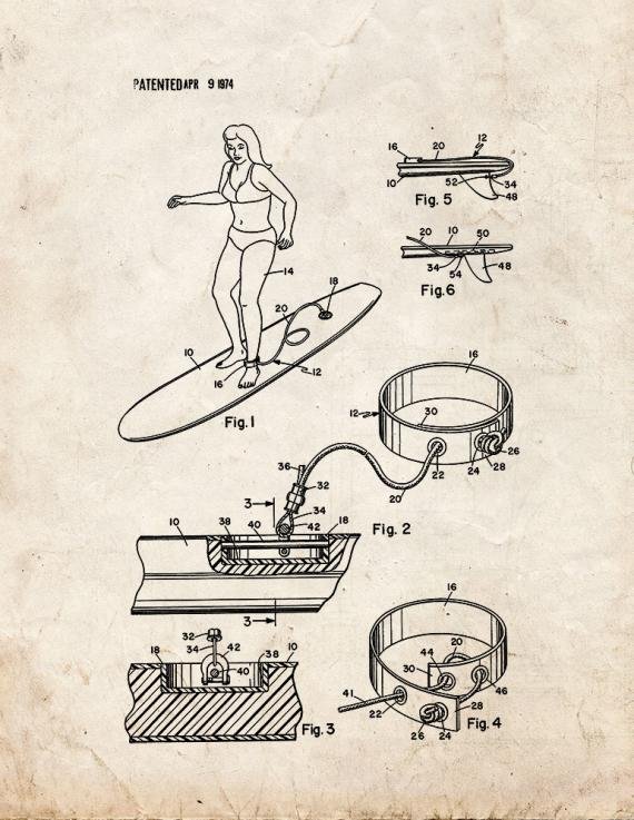 Patent Blueprint 2597 2 12 A4 Photo Print