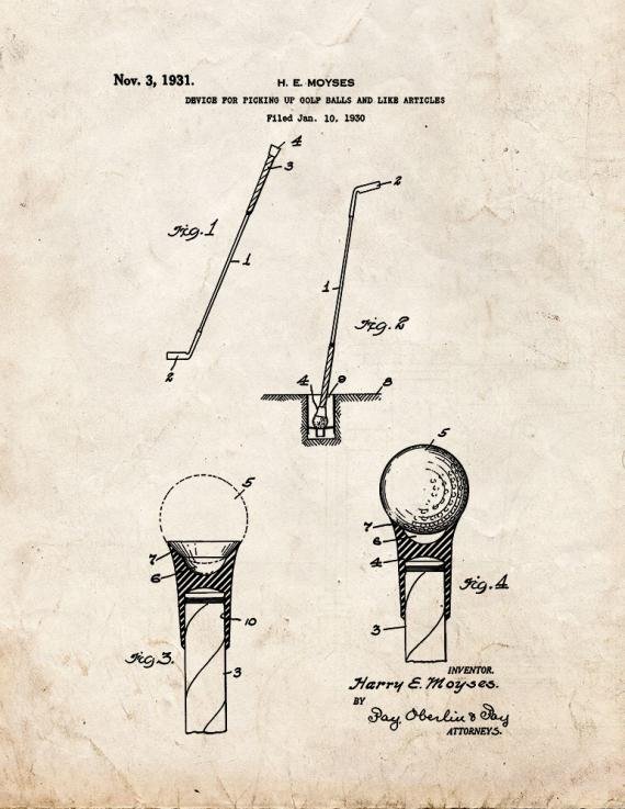 Patent Blueprint 2599 1 12 A4 Photo Print