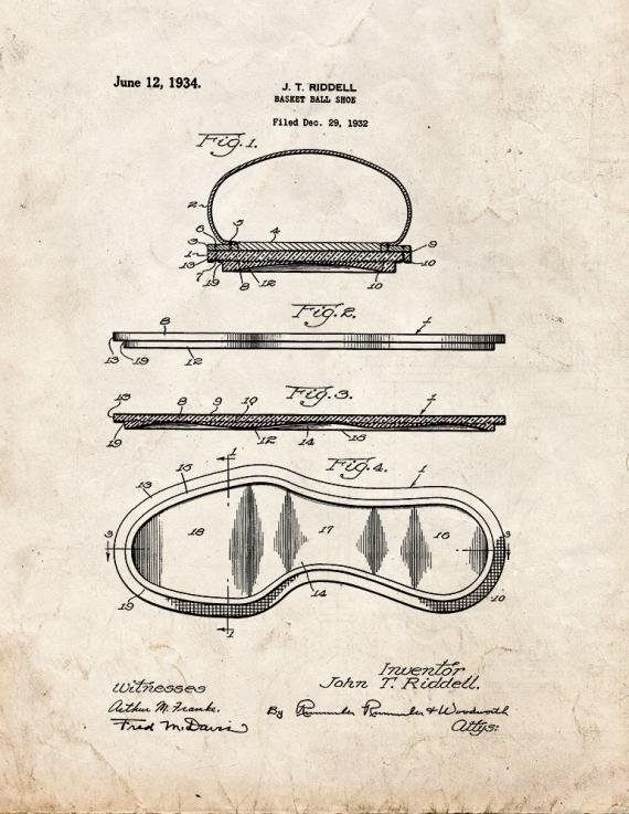 Patent Blueprint 2602 1 12 A4 Photo Print