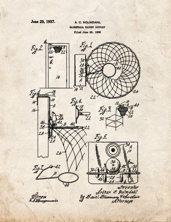 Patent Blueprint 2604 1 12 A4 Photo Print