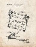 Patent Blueprint 2607 1 12 A4 Photo Print