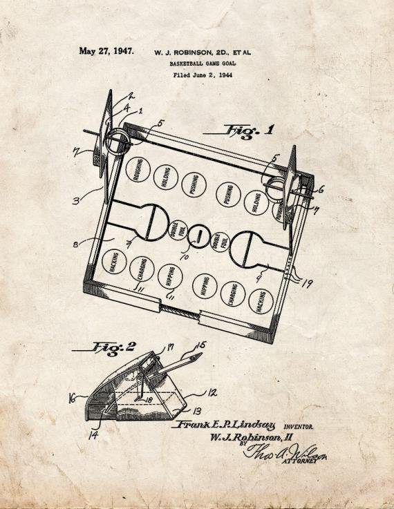 Patent Blueprint 2607 1 12 A4 Photo Print