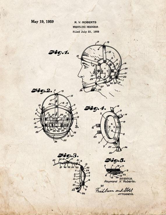 Patent Blueprint 2623 1 12 A4 Photo Print
