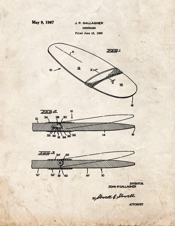 Patent Blueprint 2634 1 12 A4 Photo Print