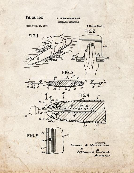 Patent Blueprint 2635 1 12 A4 Photo Print