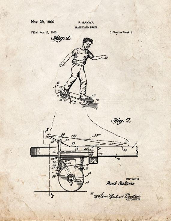 Patent Blueprint 2639 1 12 A4 Photo Print