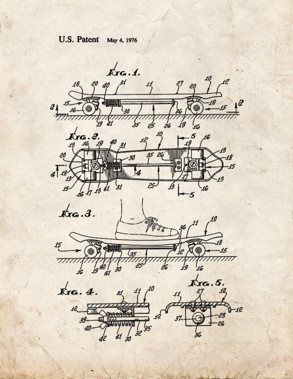 Patent Blueprint 2641 2 12 A4 Photo Print