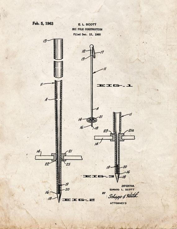 Patent Blueprint 2643 1 12 A4 Photo Print