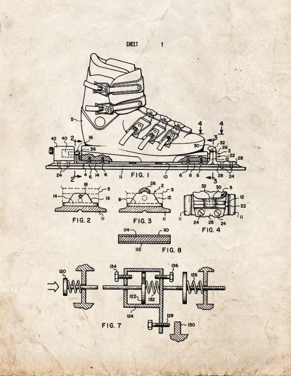 Patent Blueprint 2644 2 12 A4 Photo Print