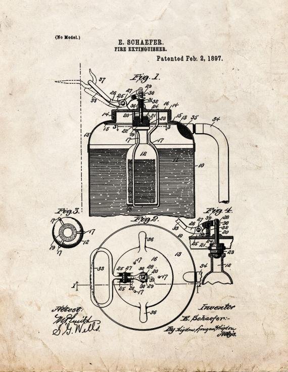 Patent Blueprint 2654 1 12 A4 Photo Print