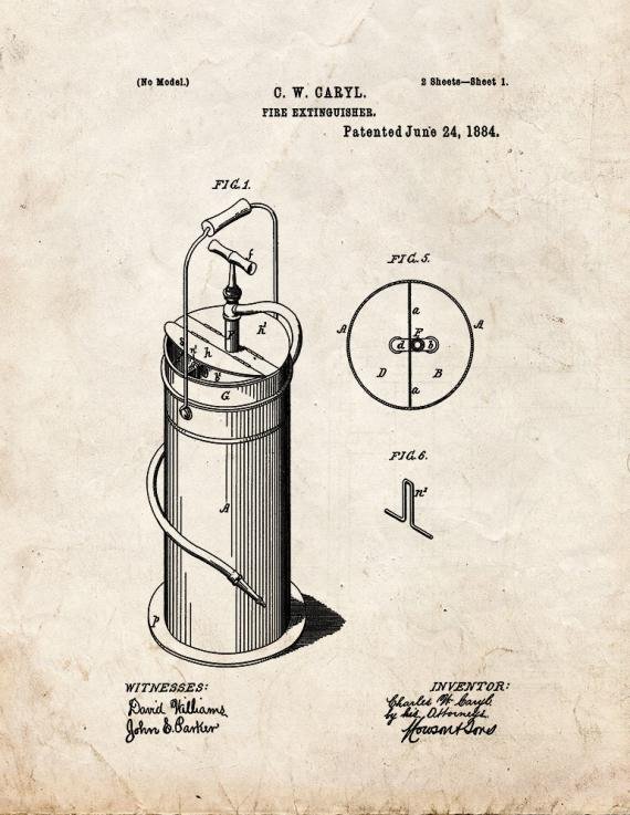 Patent Blueprint 2655 1 12 A4 Photo Print