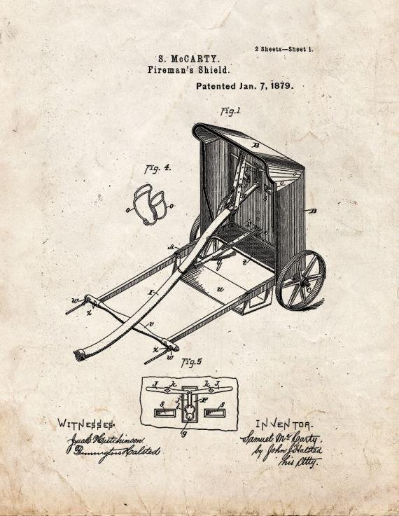 Patent Blueprint 2657 1 12 A4 Photo Print