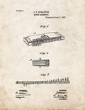 Patent Blueprint 266 1 12 A4 Photo Print