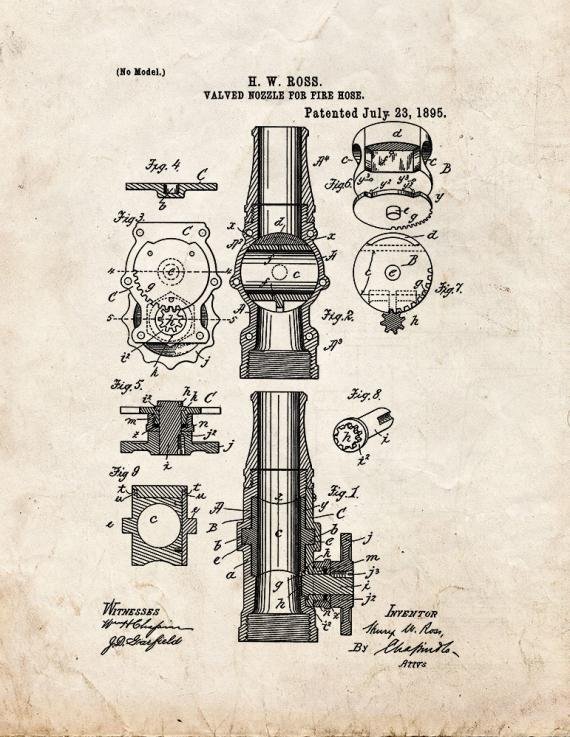 Patent Blueprint 2662 1 12 A4 Photo Print