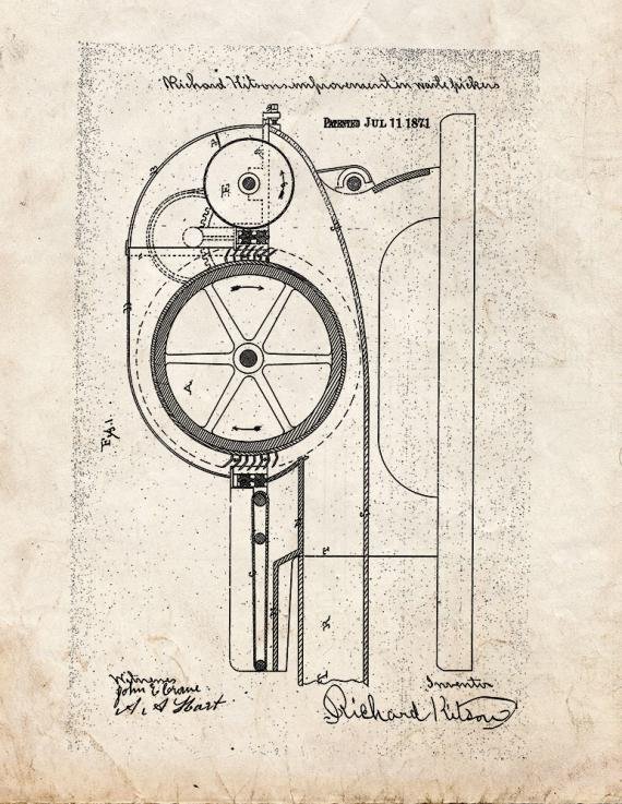 Patent Blueprint 2663 1 12 A4 Photo Print