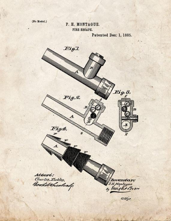 Patent Blueprint 2665 1 12 A4 Photo Print