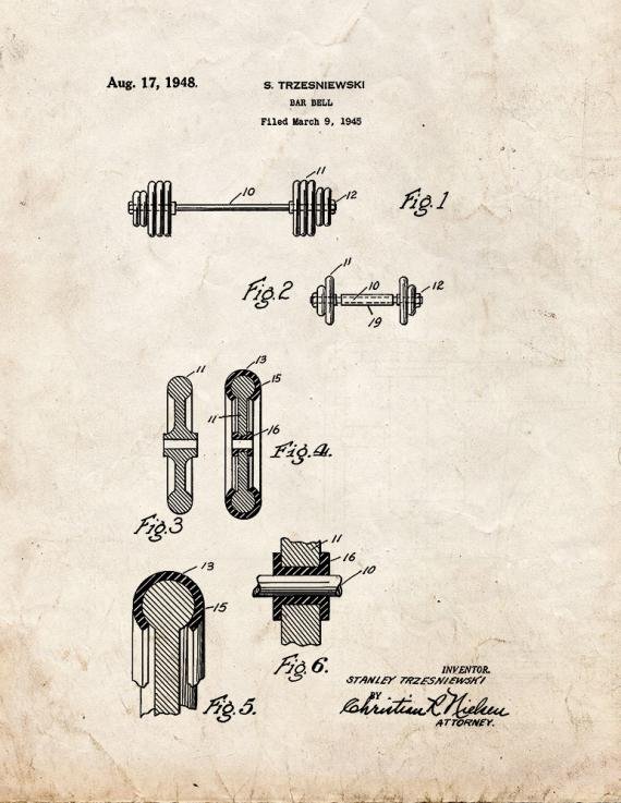 Patent Blueprint 267 1 12 A4 Photo Print